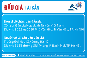 Thông Báo Đấu Giá Tài Sản số: 8.28A.1/2026/ĐG-VAA
