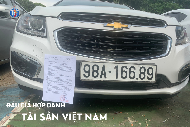 Thông báo đấu giá tài sản 01 xe ô tô con Nhãn hiệu CHEVROLET