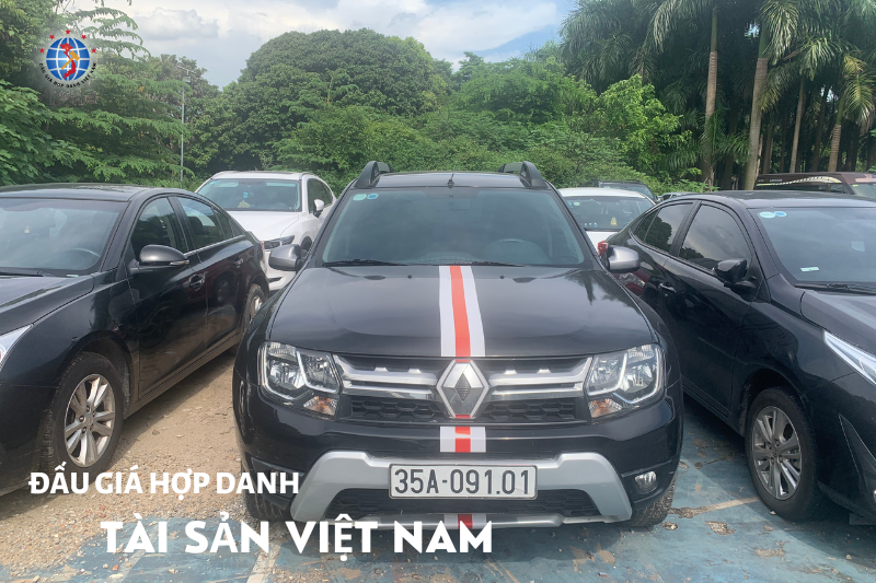 Thông Báo Đấu Giá 01 xe ô tô  Nhãn hiệu RENAULT