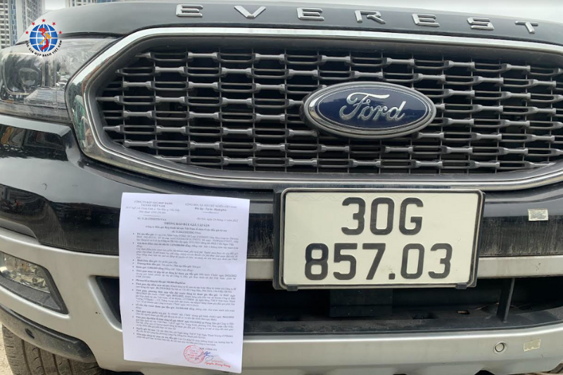 Thông báo đấu giá  01 xe ô tô nhãn hiệu FORD EVEREST màuĐen